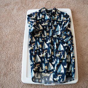 Casual Nautical Dress Shirt